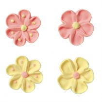 Assorted 5 and 6 Petal Flowers Sugar Pipings