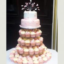 Two Tier and Cup Cakes (181)