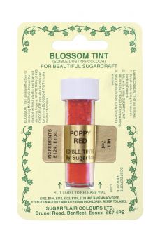 Sugarflair Blossom Tint Dusting Colours - Poppy Red