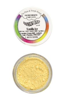 Rainbow Dust Plain and Simple Dust Colouring - Vanilla Ice