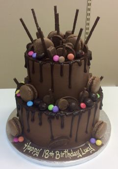 Two Tier Drip Cake (9132)