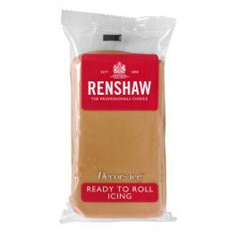 Renshaw - Professional Sugar Paste - Teddy Brown - 250g 