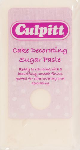 Culpitt Cake Decorating Sugar Paste Ivory 1 x 250g 