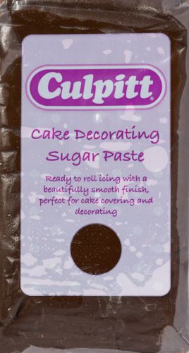 Culpitt Cake Decorating Sugar Paste Chocolate Flavour 1 x 250g 
