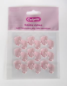 Pink Edible Jelly Footprints