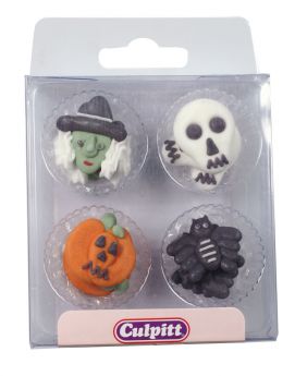 Assorted Halloween Sugar Pipings