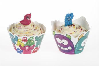 Monsters Cupcake Wraps