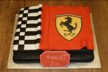 Ferrari Flag Cake (261)