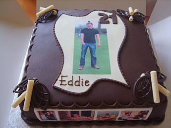Chocolate Photo Cake (236)
