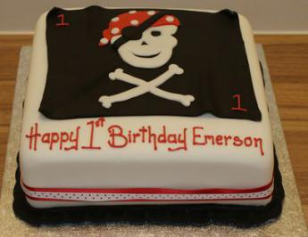 Pirate Flag Cake (457)