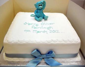 Monkey Christening Cake (162)