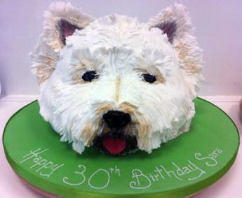 Westie Dogs Head (653)