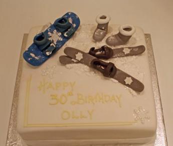 Skiing Cake 2 (342)