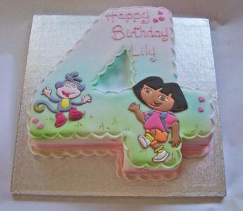 Number 4 Dora | Sugar N Spice Cakes