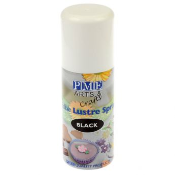 PME Edible Lustre Spray - Black 100ml