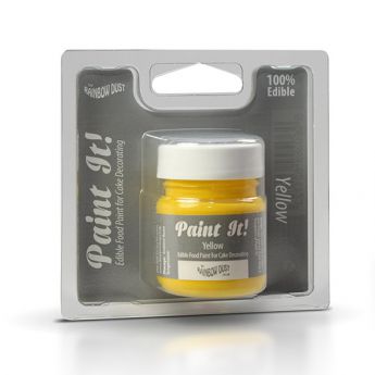 Rainbow Dust Paint It Pot Yellow 25ml