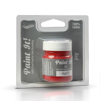 Rainbow Dust Paint It Pot Red 25ml