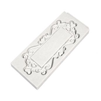 Katy Sue Moulds - Decorative Plaque Rectangle Hearts