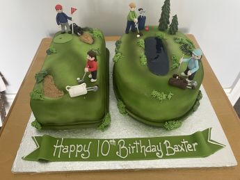 Golf number cake (9328)