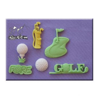 Alphabet Moulds - Golf