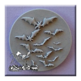 Alphabet Moulds - Halloween Bats