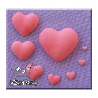 Alphabet Moulds - Plain Hearts