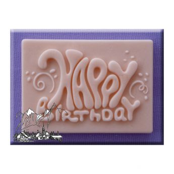 Alphabet Moulds - Happy Birthday Plaques