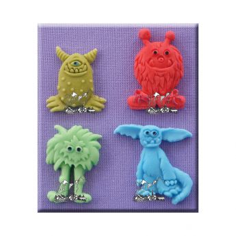 Alphabet Moulds - Little Monsters