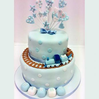 Blue Train Cake (136)