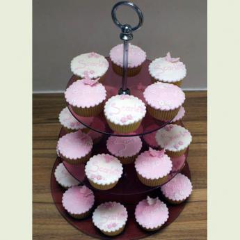 Christening Cup Cakes Pink (147)