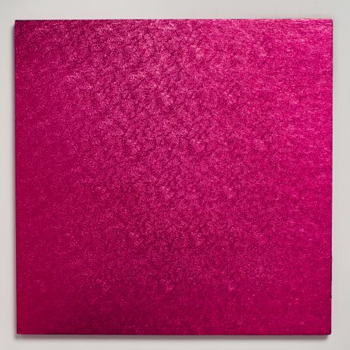 10" (254mm) Cake Board Square Cerise - single