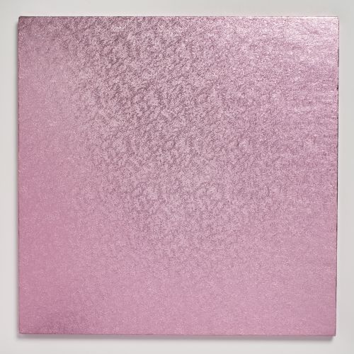 10" (254mm) Cake Board Square Light Pink - single