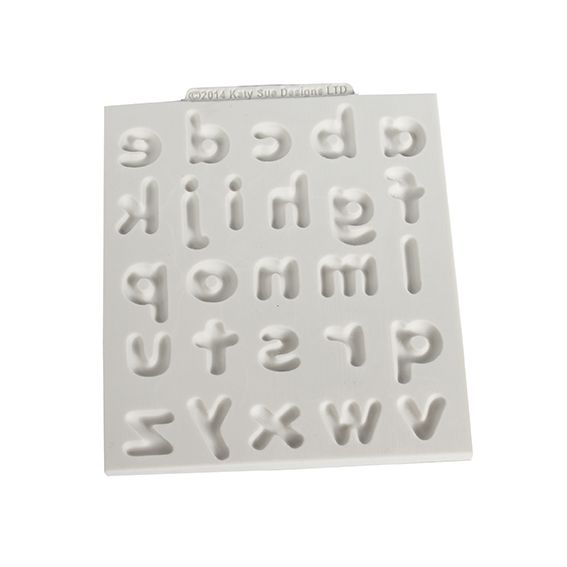 Katy Sue Mould - Domed Alphabet - Lower Case | Sugar N Spice Cakes